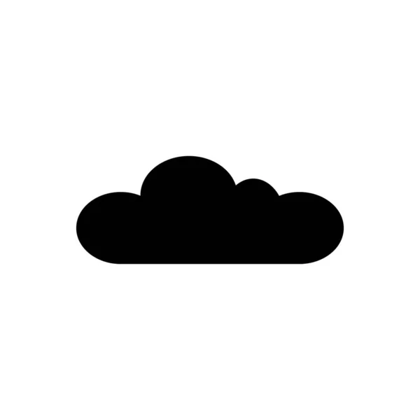 Modèle Icône Vectorielle Logo Nuage — Image vectorielle