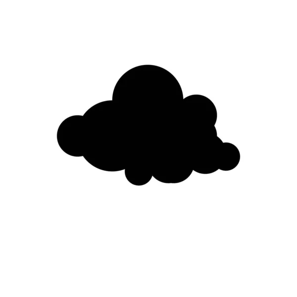 Nube Logo Vector Icono Plantilla — Vector de stock