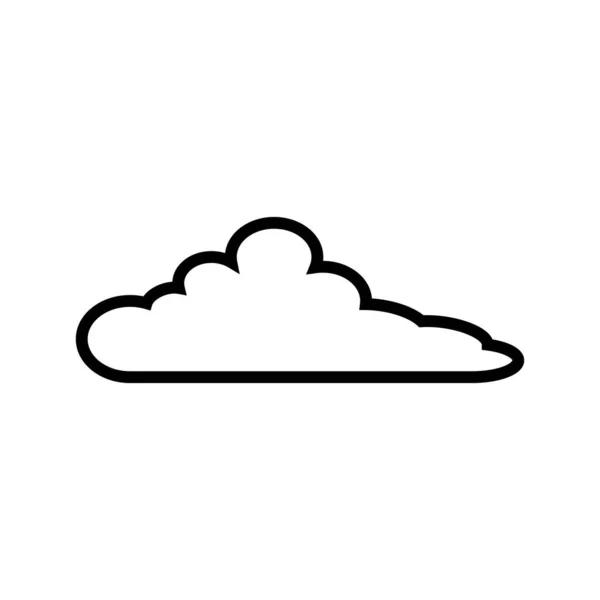 Modèle Icône Vectorielle Logo Nuage — Image vectorielle