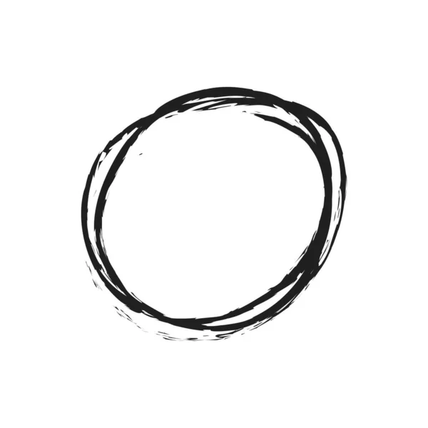 Cirkel Logotyp Vektor Ikon Mall — Stock vektor