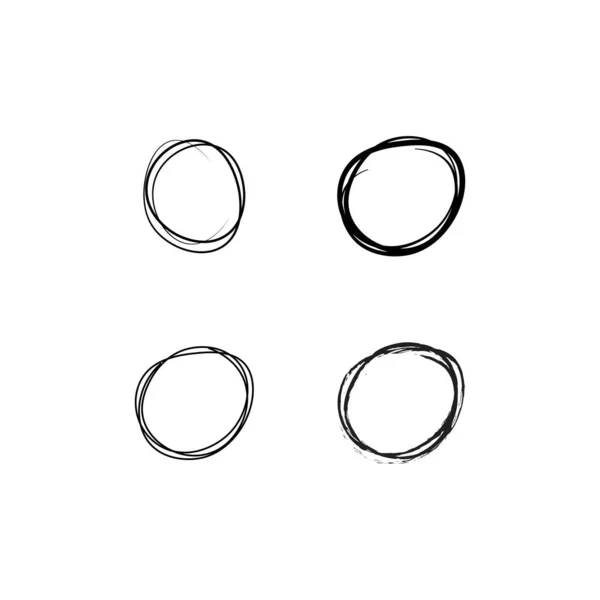 Circle Logo Vector Icon Template — Stock Vector