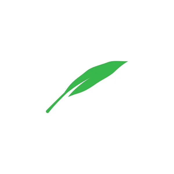 Blad Logo Voorraad Illustratie Ontwerp — Stockvector