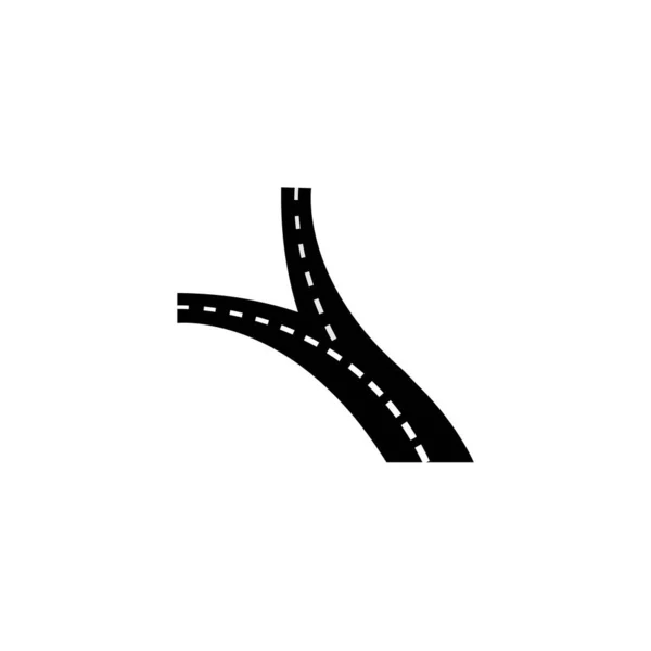 Tienhaarukka Logon Kuvitussuunnittelu — vektorikuva