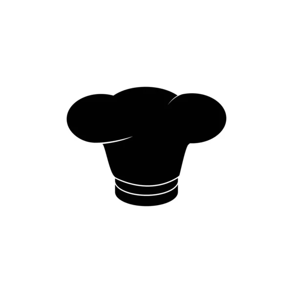 Cappello Chef Logo Modello Vettoriale Illustrazione — Vettoriale Stock