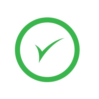 V Harfi Logo Şablonu vektör resimleme