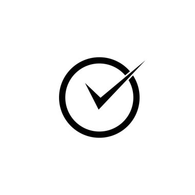 V Harfi Logo Şablonu vektör resimleme