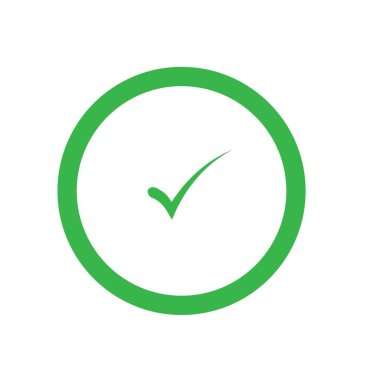 V Harfi Logo Şablonu vektör resimleme