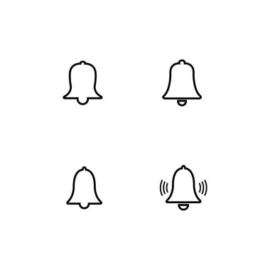 Çan logosu illüstrasyon tasarımı