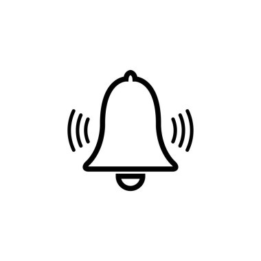 Çan logosu illüstrasyon tasarımı