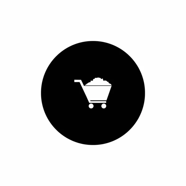 Shopping Icône Stock Illustration Design — Image vectorielle