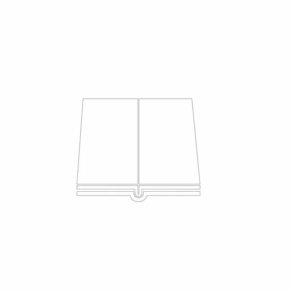 Buch Logo Template Vektor Illustration Design — Stockvektor