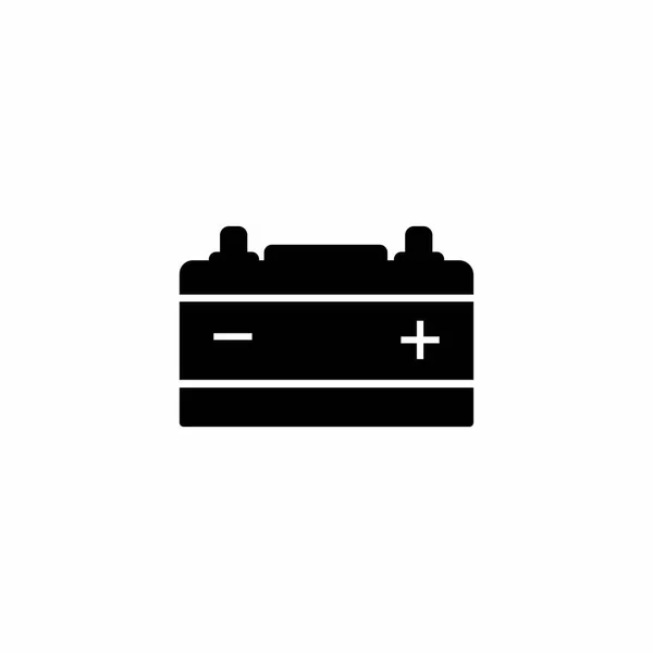 Batterij Pictogram Logo Illustratie Ontwerp — Stockvector