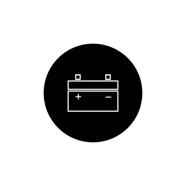 Batterie Symbol Logo Illustration Design — Stockvektor