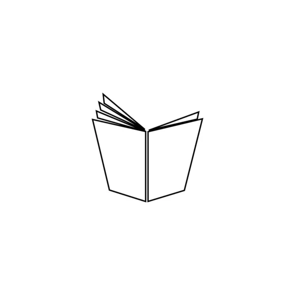 Libro Logo Stock Illustrazione Design — Vettoriale Stock