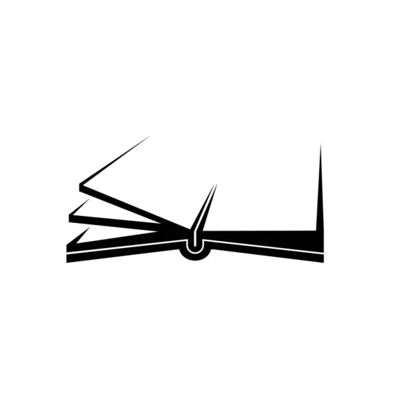Książka Logo Kolba Ilustracja Projekt — Wektor stockowy