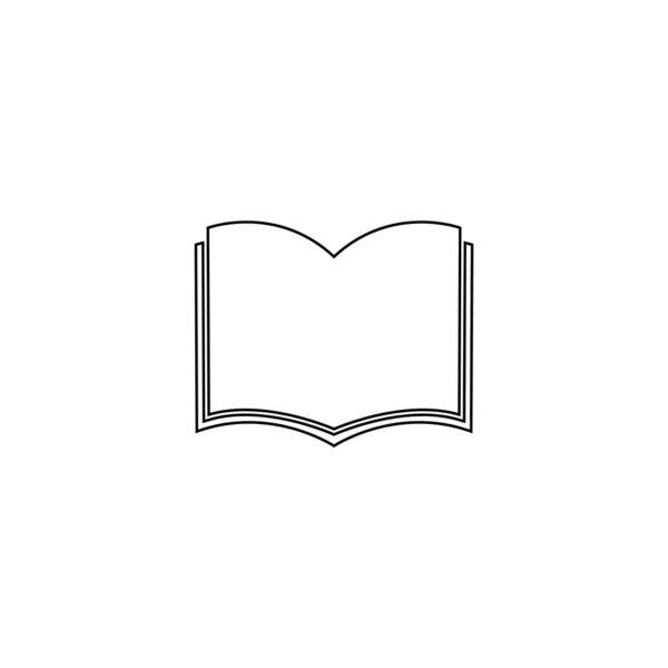Edukacja Książki Logo Wektor Szablon Projekt Ilustracji — Wektor stockowy