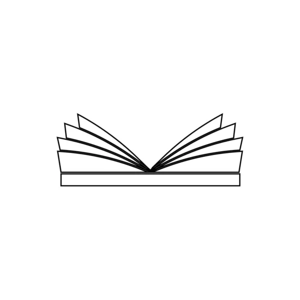 Livro Educação Logo Template Vector Ilustração Design —  Vetores de Stock