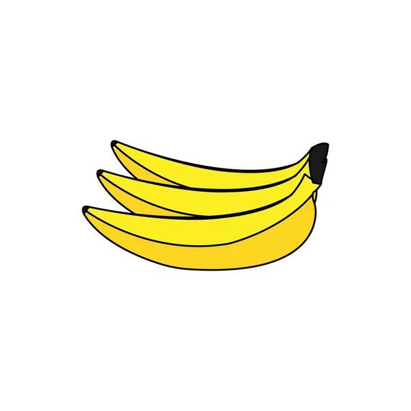 Banana Logo Stock Vector Template — 图库矢量图片