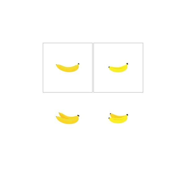 Banana Logo Stock Vector Template — 图库矢量图片
