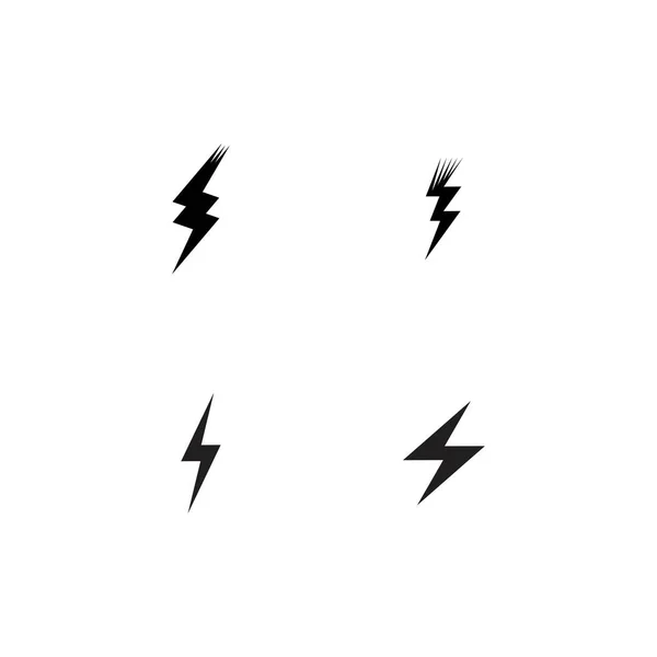 Effektbelysning Elektrisk Ikon Logotyp — Stock vektor