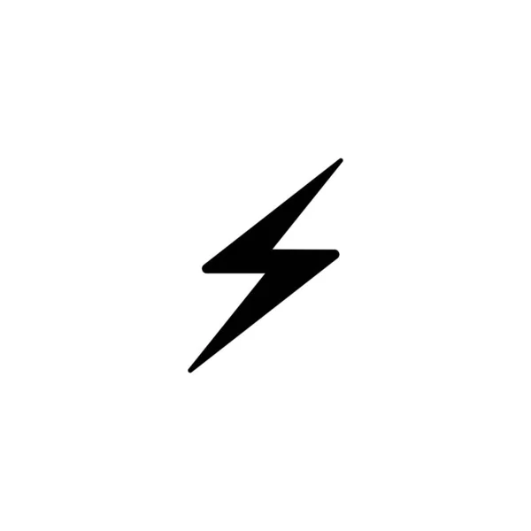 Power Osvětlení Elektrické Ikony Logo — Stockový vektor