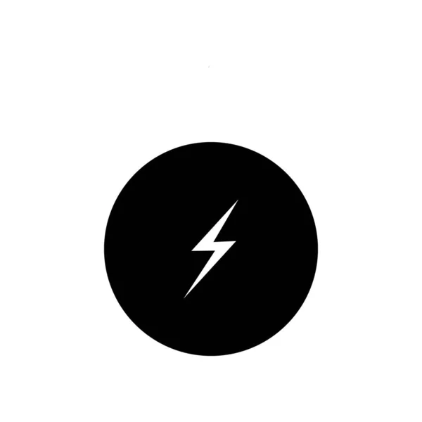 Strom Beleuchtung Elektrische Symbol Logo — Stockvektor