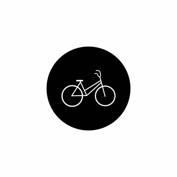 Modello Ilustrazione Vettoriale Logo Bicicletta — Vettoriale Stock