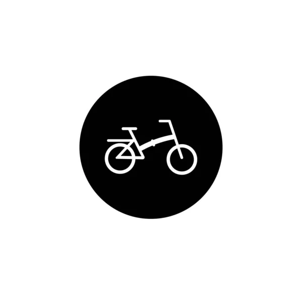 Modelo Ilustração Vetor Logotipo Bicicleta — Vetor de Stock