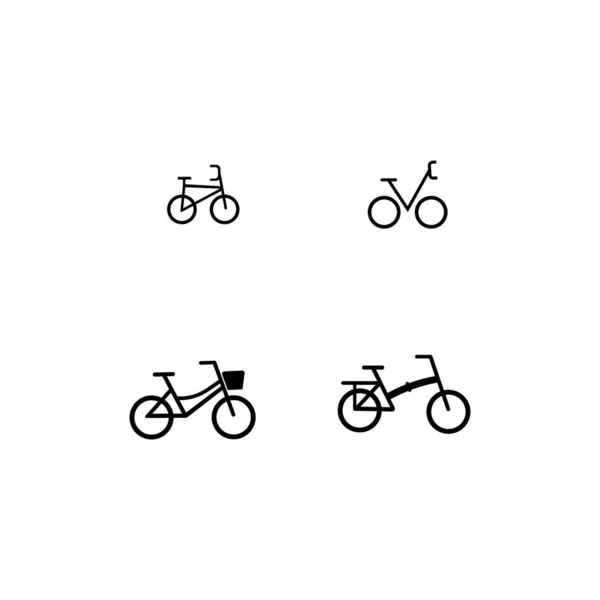 Modelo Ilustração Vetor Logotipo Bicicleta — Vetor de Stock