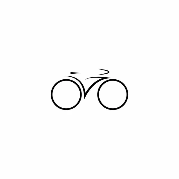 Bicicleta Logotipo Vector Ilustración Plantilla — Archivo Imágenes Vectoriales