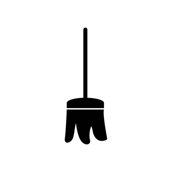 Дизайн Логотипа Метлы — стоковый вектор