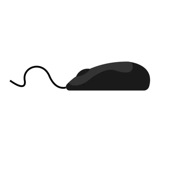 Komputer Mouse Logo Illustration Design — Stock Vector