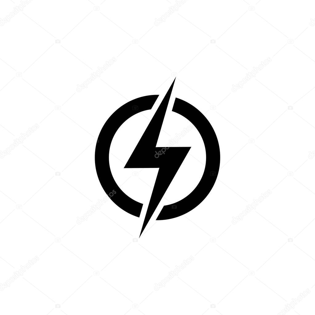 power lighting electric icon logo