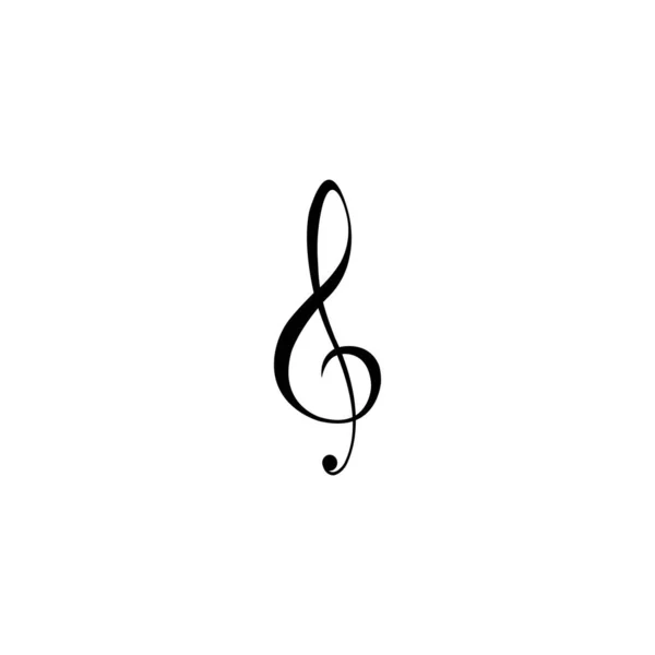 Logo Musical Diseño Ilustración — Vector de stock