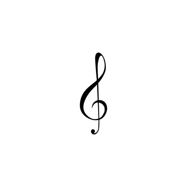 Logo Musical Diseño Ilustración — Vector de stock