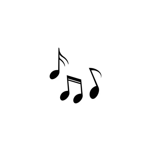 Musical Logo Illustration Design — Stock Vector