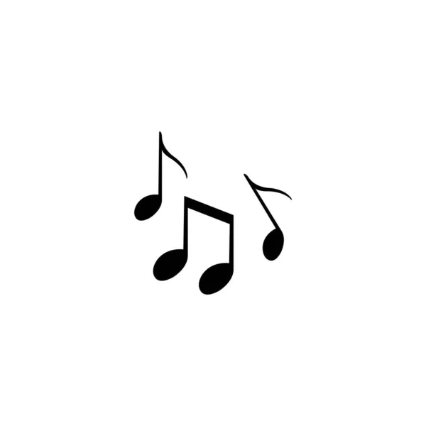 Musical Logo Illustration Design — Stock Vector