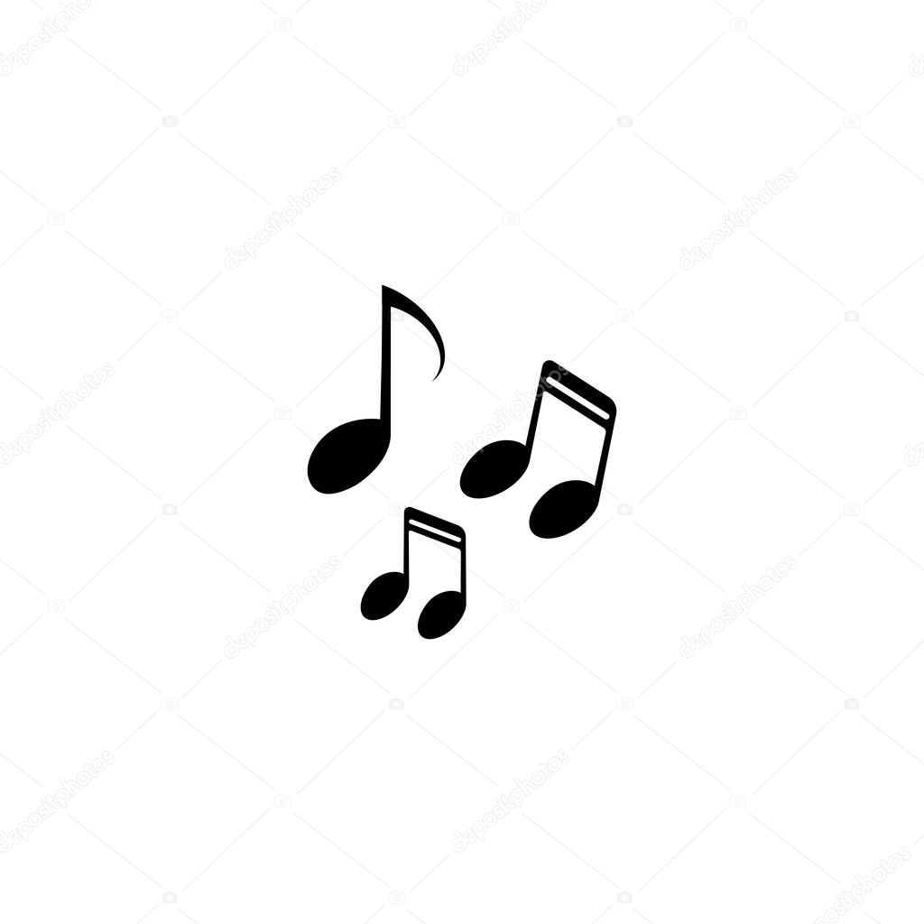 musical logo illustration design