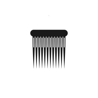 Saç tokası logosu illüstrasyon tasarımı