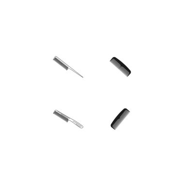 tarak logosu stok illüstrasyon tasarımı