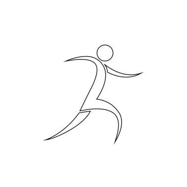 Sağlık İşletmeleri için insan vektör logosu şablonu karakteri