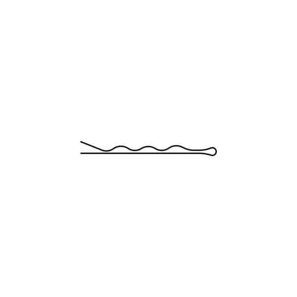 Hairpin Logotipo Estoque Ilustração Design —  Vetores de Stock