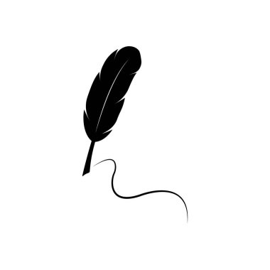 Tüy kalem stoku illüstrasyon tasarımı