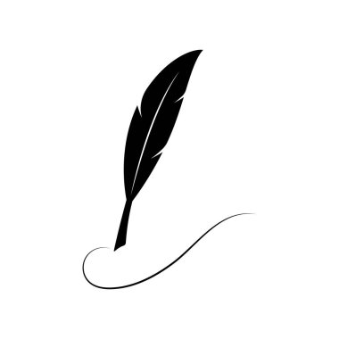 Tüy kalem stoku illüstrasyon tasarımı