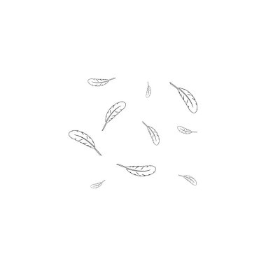 Tüylü duvar kağıdı ilüstrasyon vektörü