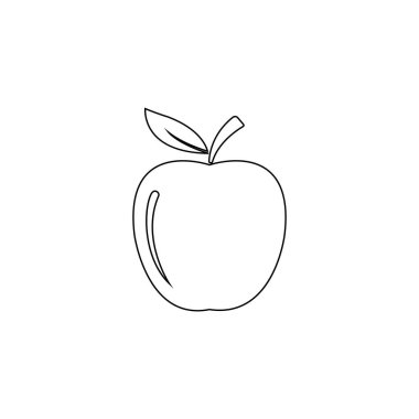 Sağlıklı Apple logo vektör çizimi