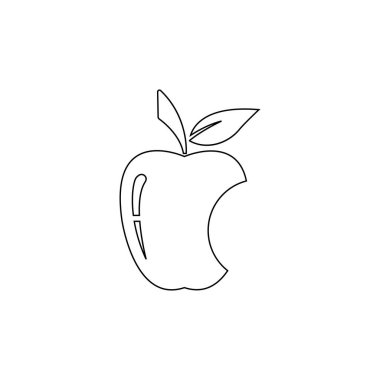 Sağlıklı Apple logo vektör çizimi