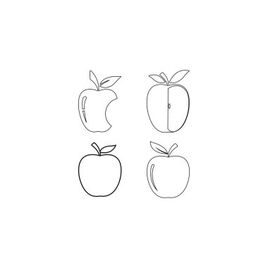 Sağlıklı Apple logo vektör çizimi