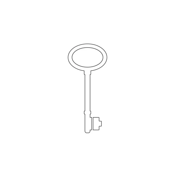 Schlüssel Logo Stock Illustration Design — Stockvektor