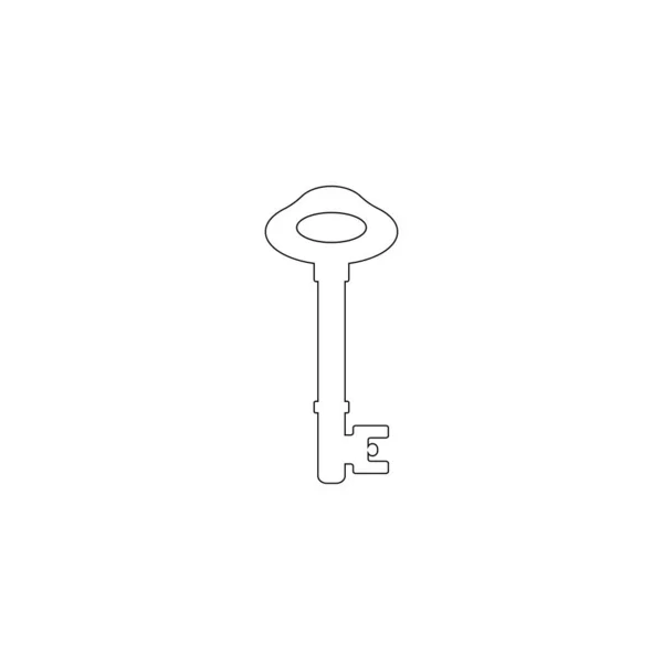 Schlüssel Logo Stock Illustration Design — Stockvektor